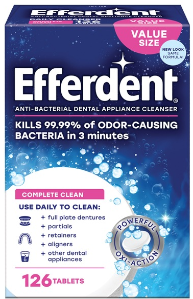 Dentures 10 Efferdent Denture Cleanser