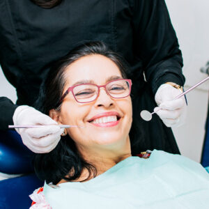 Blog 10 a woman at the dentist