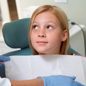 Blog 8 a young female patient at the dentist