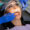 A dental cleaning and
